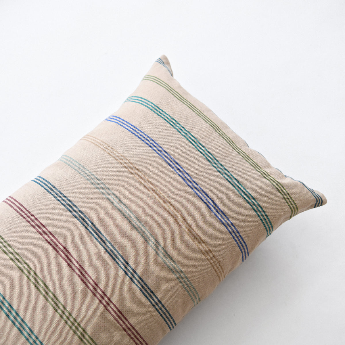 Sage Stripe Bolster Pillow 16" x 26" Garza Marfa