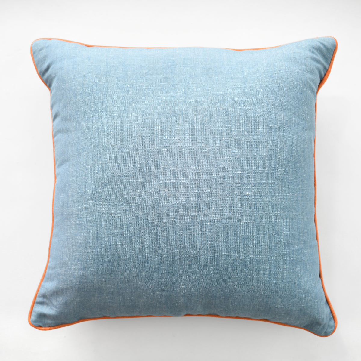 Linen Pillow Cover - Denim Blue, Size 20 | The Company Store