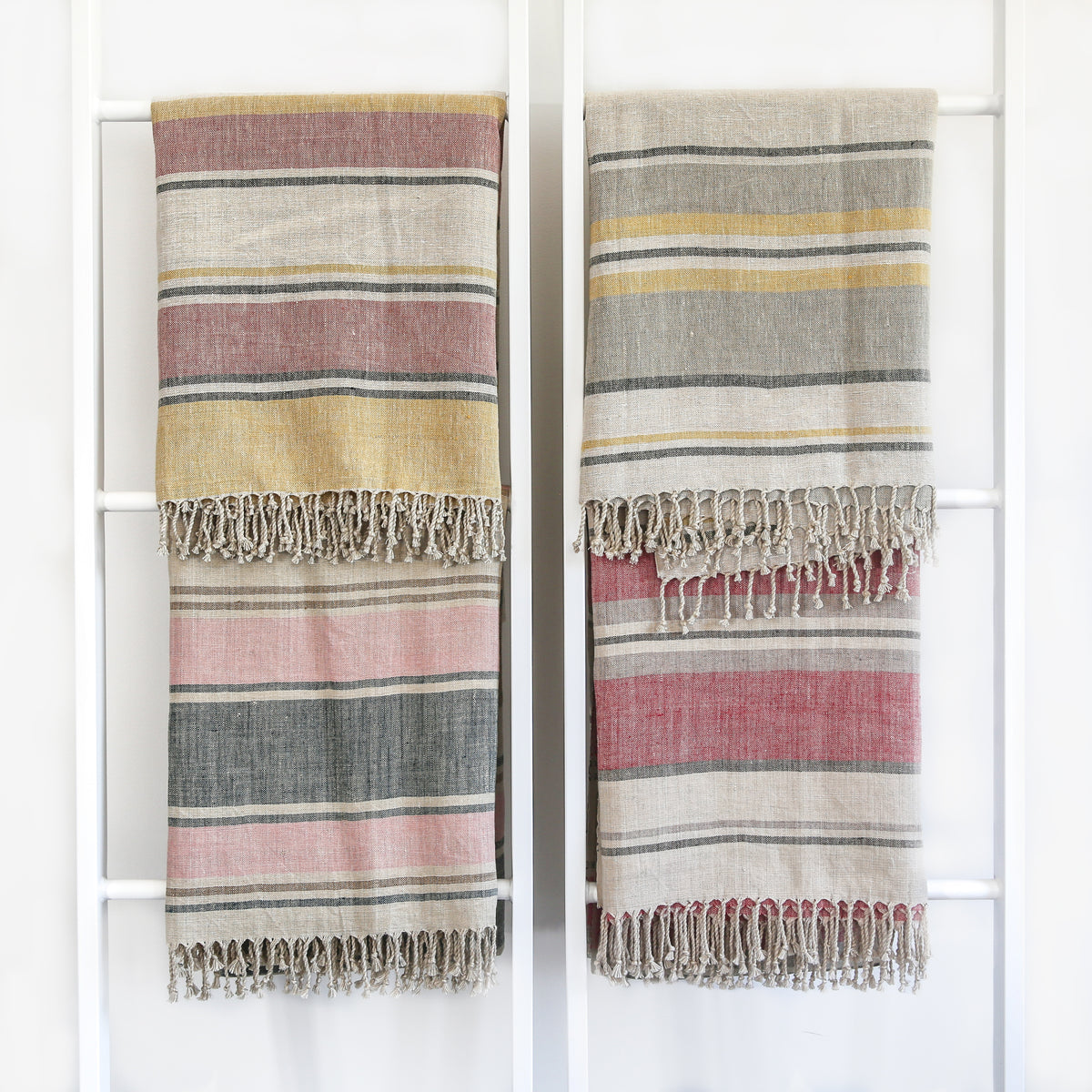 Linen Blanket Striped Hand Towel – Garza Marfa