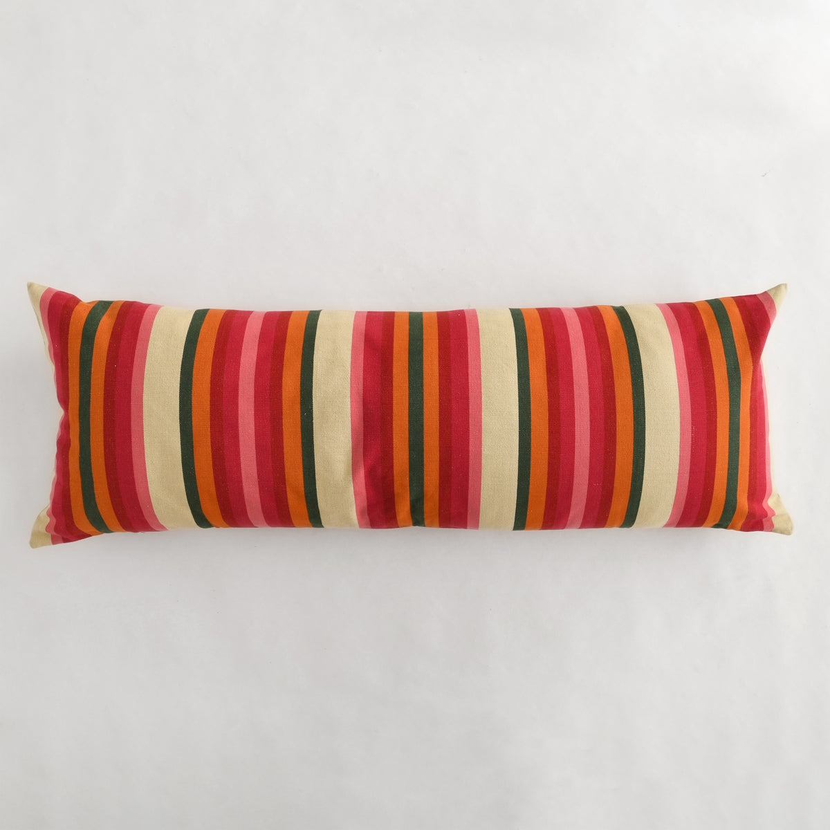 Olive + Rosa Cotton Stripe Pillow - 18 x 48 Bolster – Garza Marfa