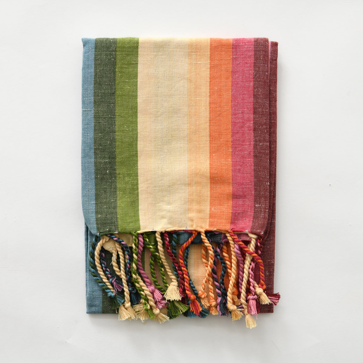 Linen / Cotton Small Ticking Hand Towel – Garza Marfa