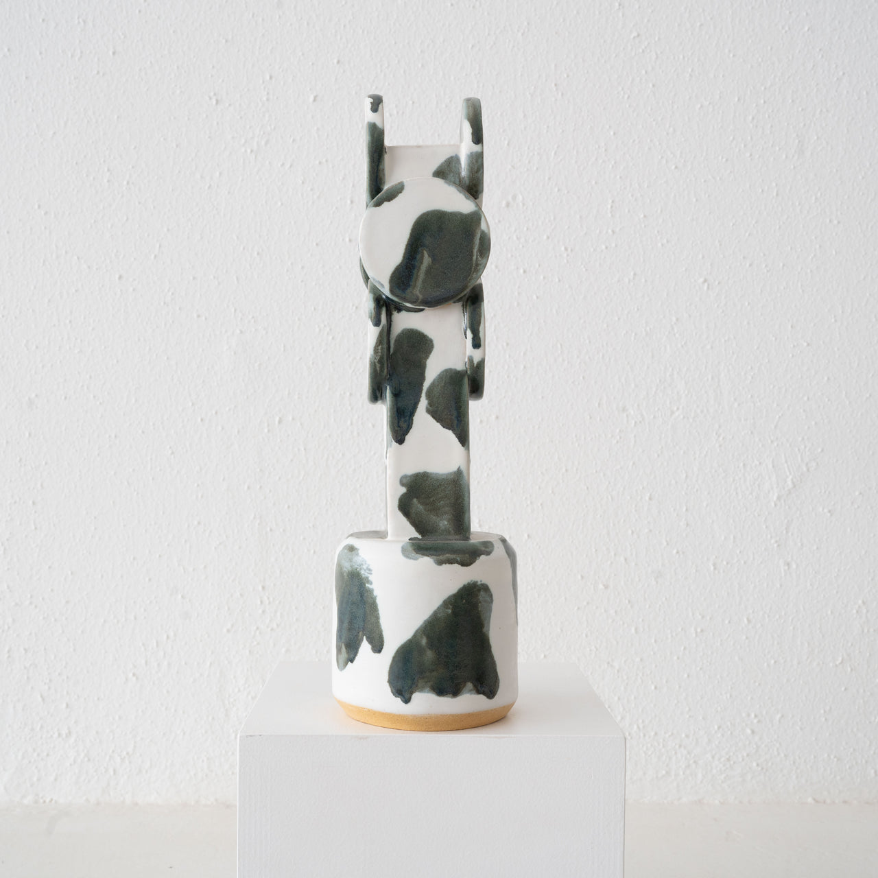 BZIPPY Circle Top LG Vase - Drippy Palladium