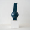 BZIPPY Tube Tall Ball Vase: Almost Teal