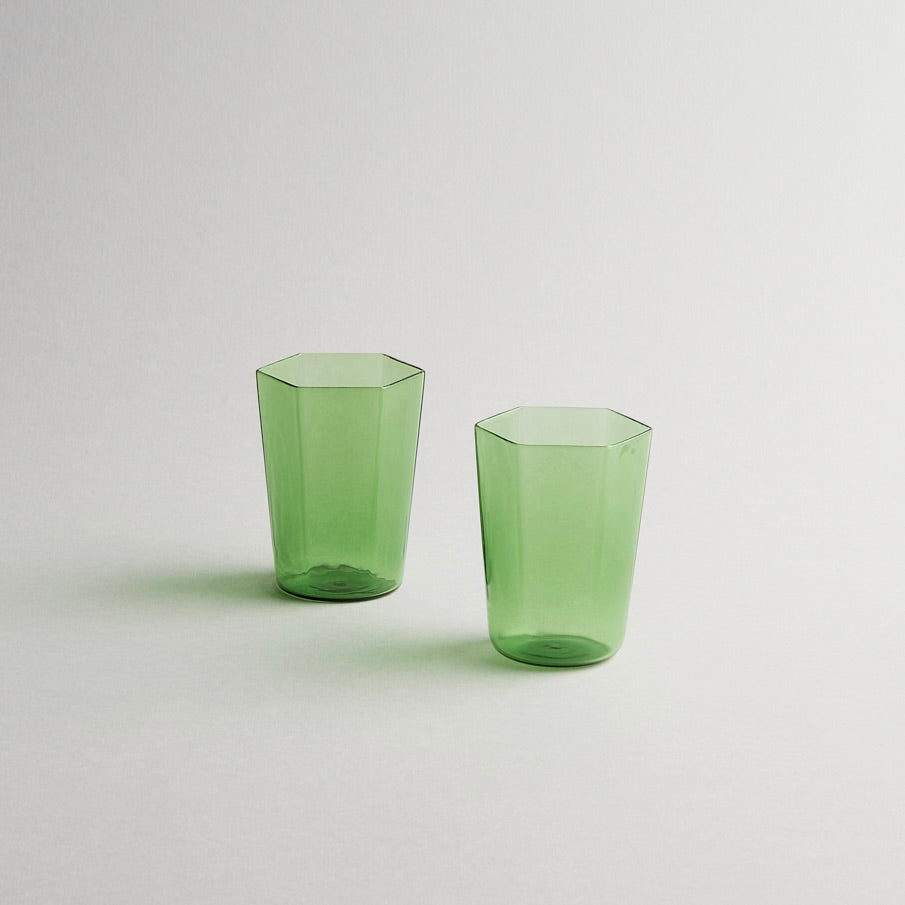 R+D LAB Nini Vino, Set of 2 - Diamine Green