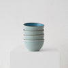 Heath Plaza Dessert Bowl - Cyan + Nimbus