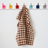 Everyday Handwoven Hand Towel: Chocolate + Beige Check