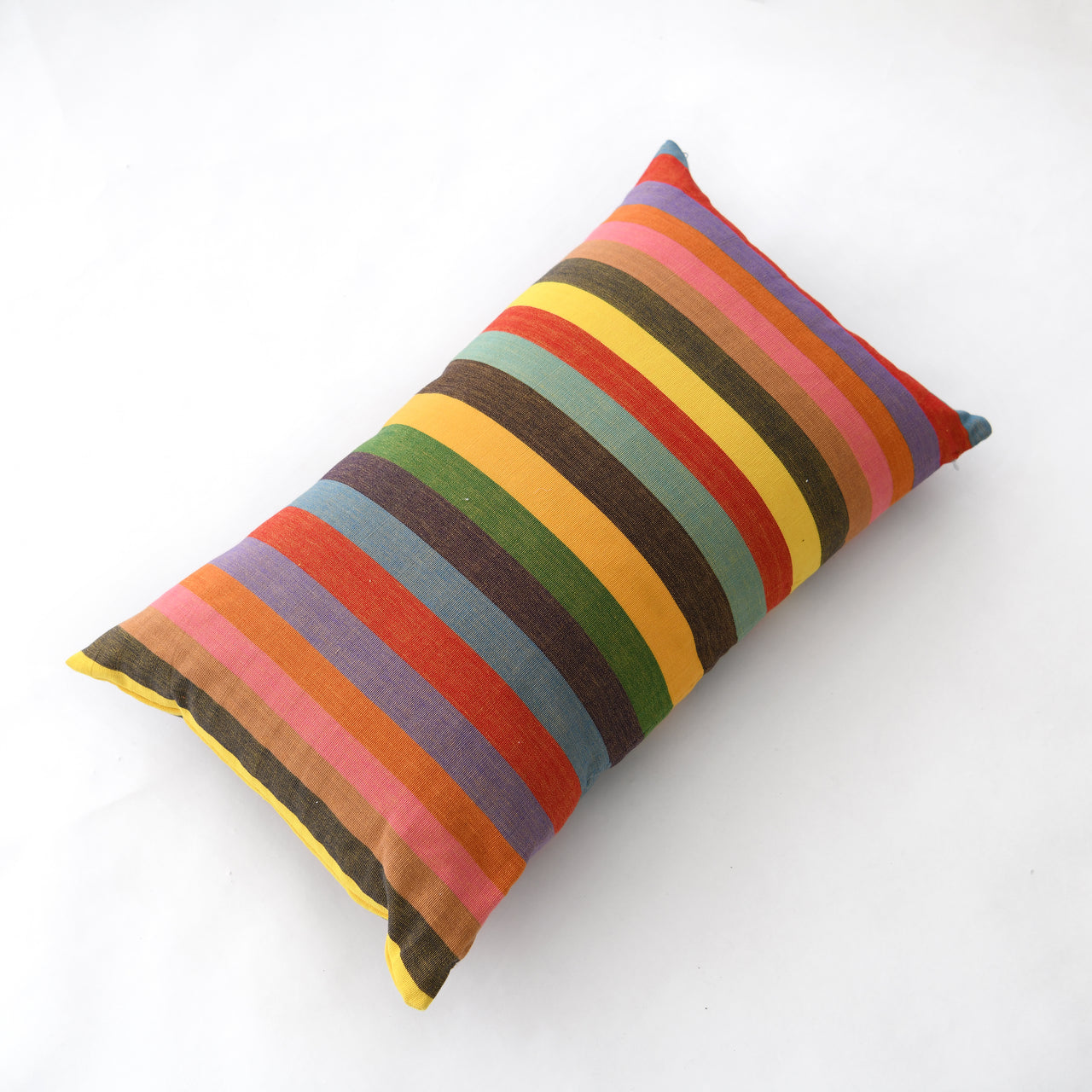 Fiesta Stripe Cotton Bolster Pillow - 16" x 26"