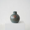Jo Ann Williams Small Triple Ring Bottle / Vase: Blue + Brown