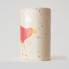 Jo Ann Williams Painted Bird Vase: Red