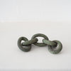 Vivian Pastor Ceramic 5 Link Chain: Olive
