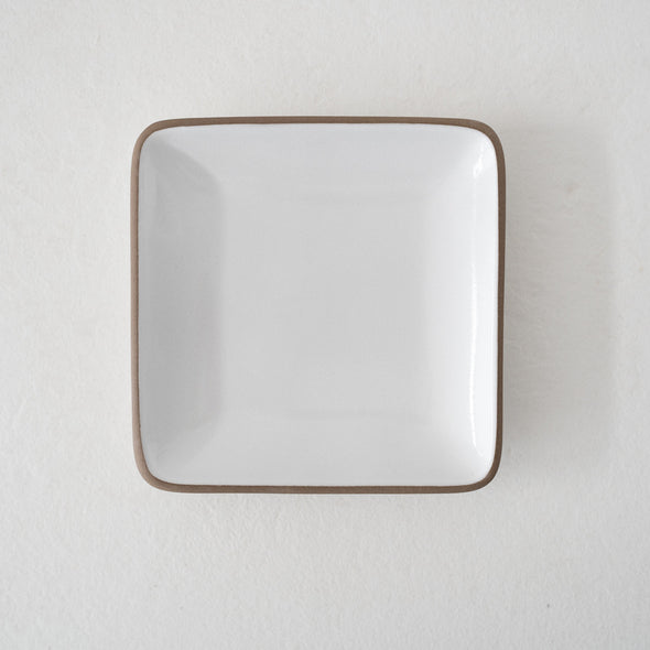 Heath Plaza Tray in Opaque White - 6x6