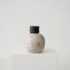 Jo Ann Williams Small Triple Ring Bottle / Vase: Gunmetal, Black + Pink Ice
