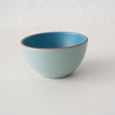 Heath Plaza Dessert Bowl - Cyan + Nimbus