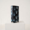 Jo Ann Williams Footed Polka Dot Vase - Blue Shades