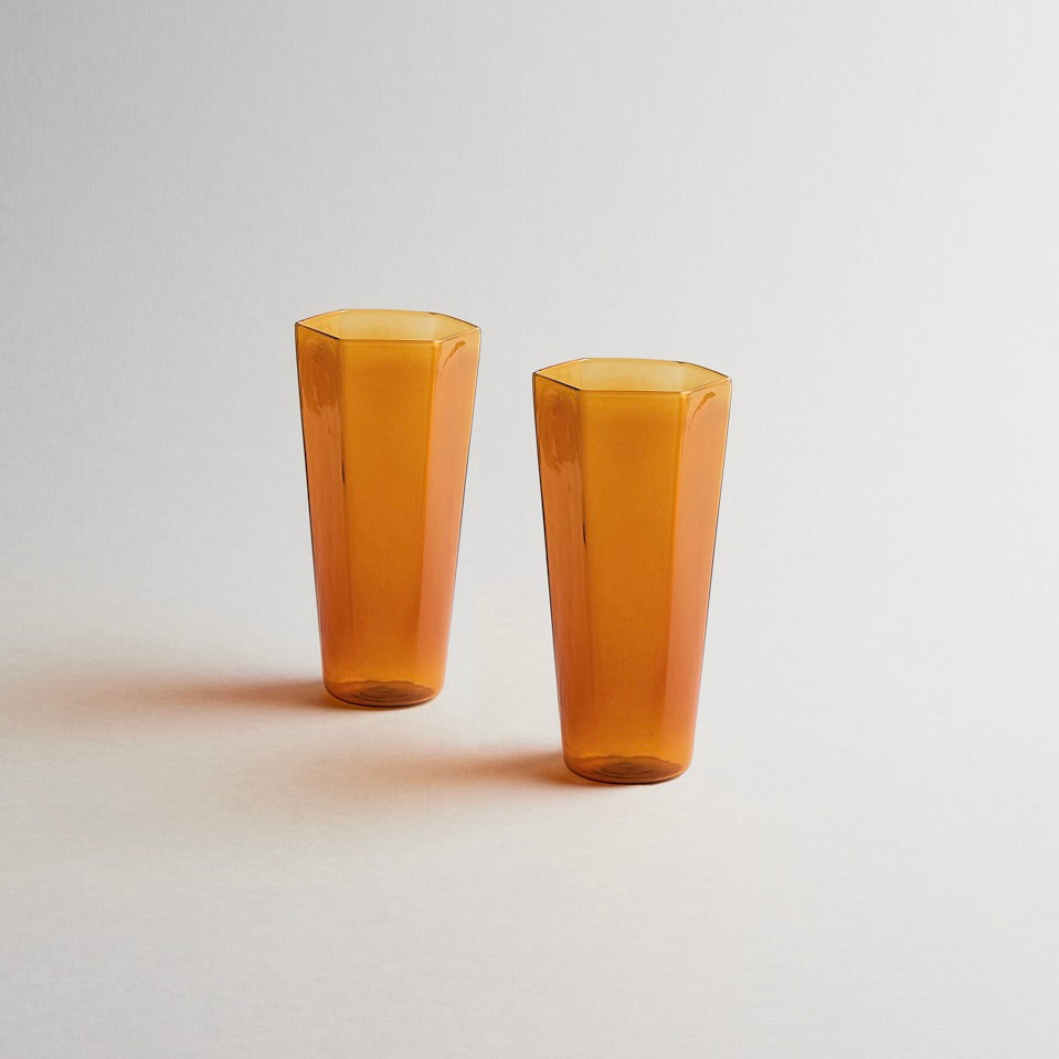 R+D LAB Nini Bevanda, Set of 2 - Amber