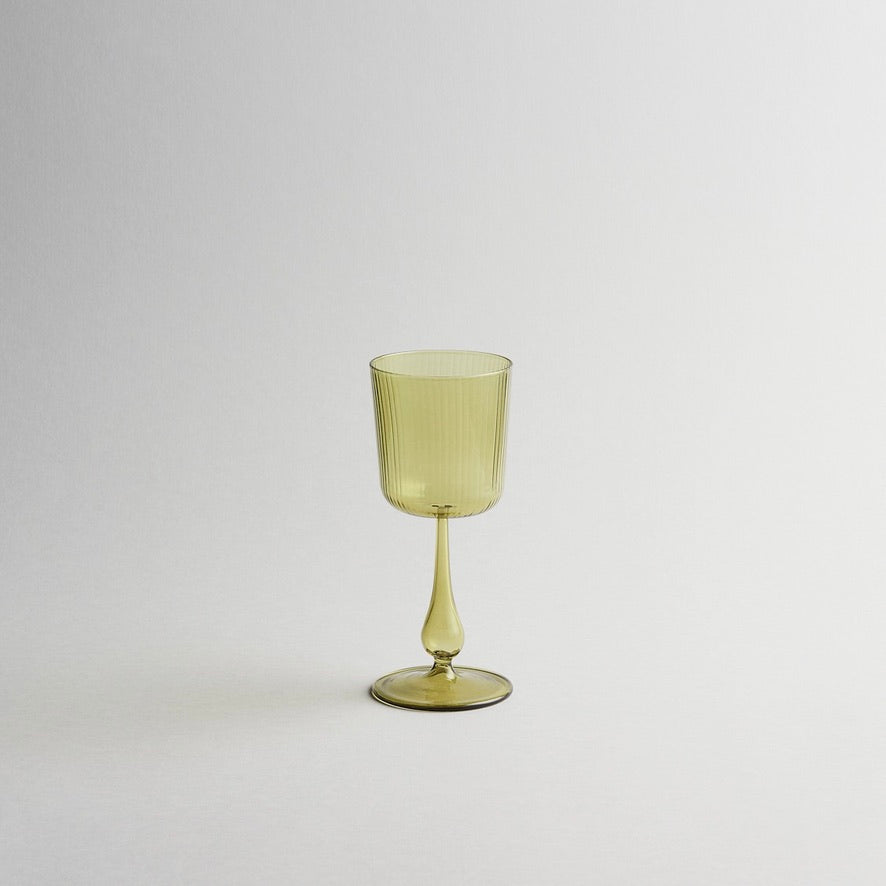 R+D LAB Luisa Tinto Calice, Set of 2 - Citrine Green