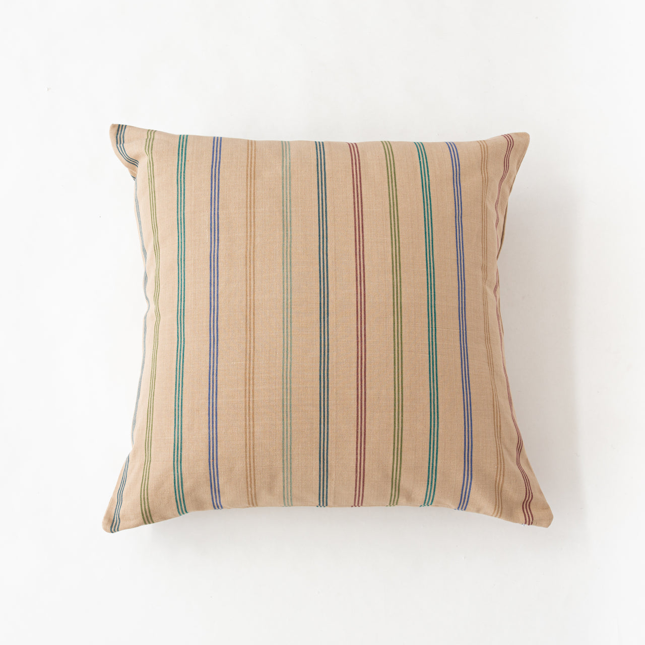 Garza Marfa Cotton 26" x 26" Pillow: Sage Stripe