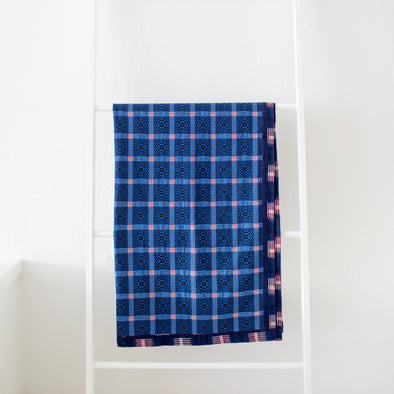 Gregory Parkinson Assamese Blanket : French Indigo Ink