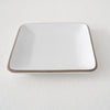 Heath Plaza Tray in Opaque White - 6x6