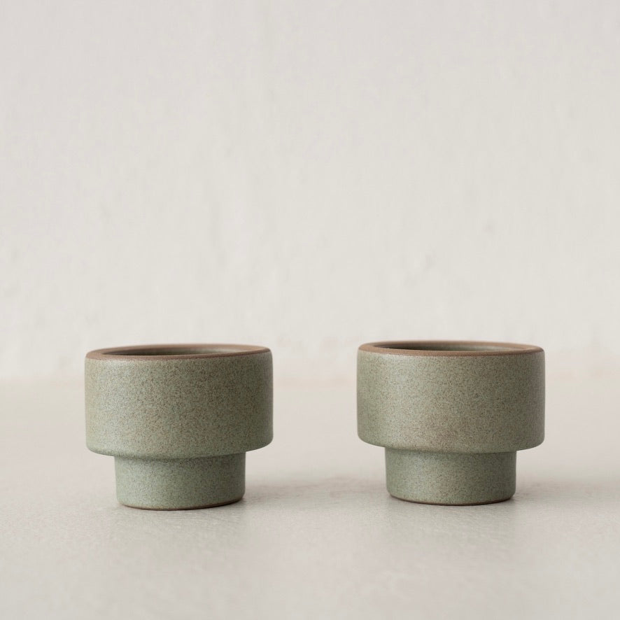 Heath Candleholder - Soapstone
