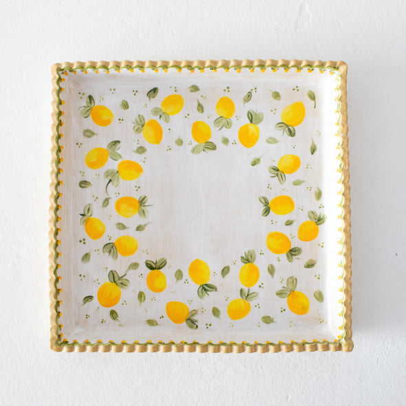 Mary Aldrich Square Lemon Tray