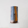 Jo Ann Williams Tall Transfer Vase: Blue, Pink + Orange