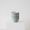 Heath Plaza Dessert Bowl - Opaque White + Nimbus