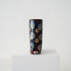 Jo Ann Williams Small Footed Polka Dot Vase - Blue and Beige