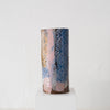 Jo Ann Williams Tall Transfer Vase: Blue, Pink + Orange
