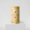 Jo Ann Williams Footed Polka Dot Vase - White and Orange