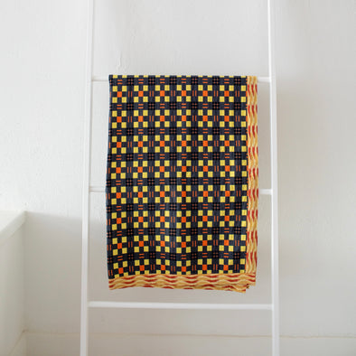 Gregory Parkinson Assamese Blanket : Sunset Marmalade Peat