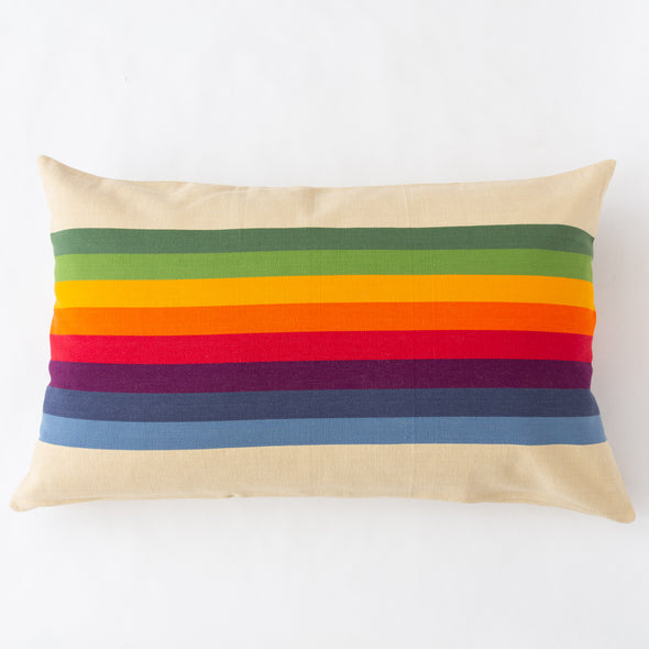 Spectrum Stripe Bolster Pillow 14"x28"