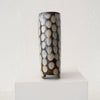 Jo Ann Williams Footed Polka Dot Vase - White and Blue Drip