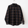 Nicholson & Nicholson Kay Top- Brown / Black Plaid