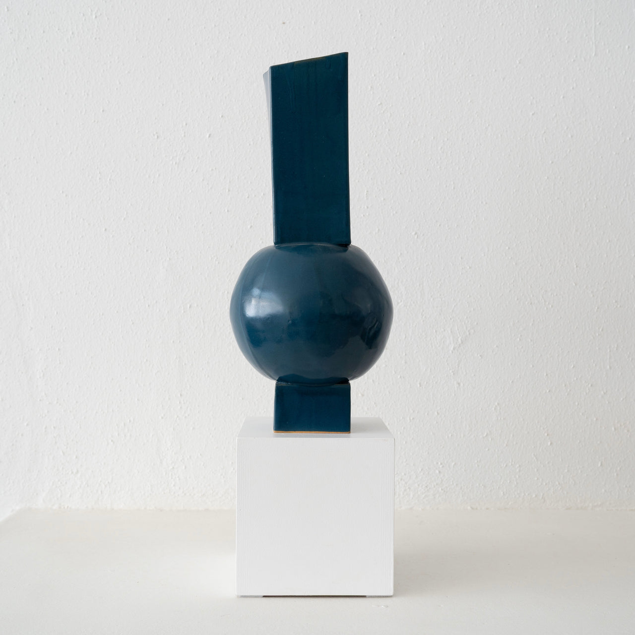 BZIPPY Tube Tall Ball Vase: Almost Teal