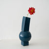 BZIPPY Tube Tall Ball Vase: Almost Teal