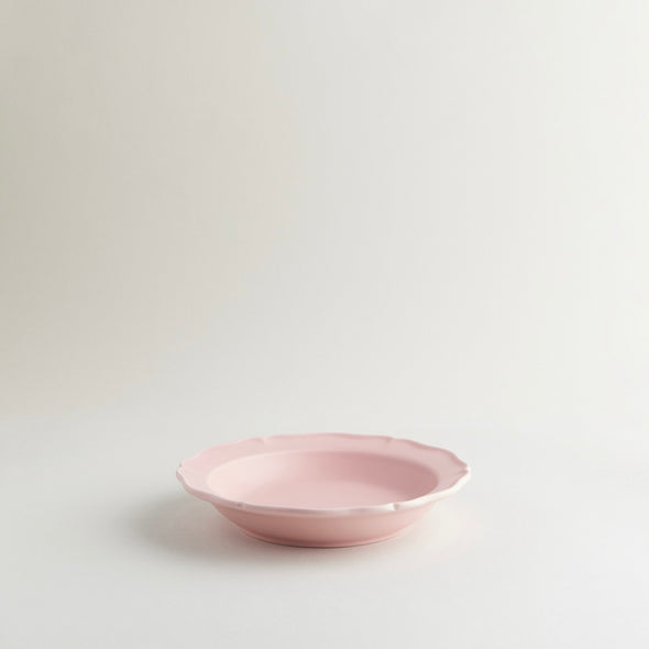 R+D LAB Festone Medium Flat Bowl - Cameo Pink