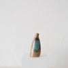 Jo Ann Williams Flat Transfer Bottle / Vase: Tan, Olive + Teal