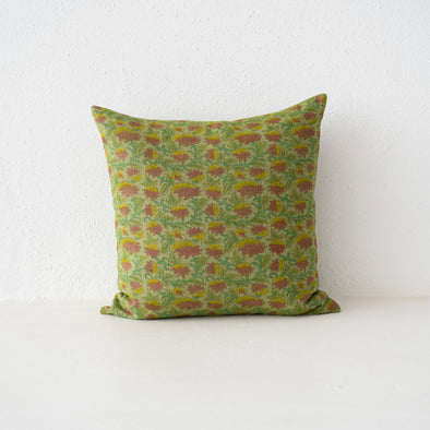 Garza Marfa Linen Cotton Block Pillows 18" x 18"