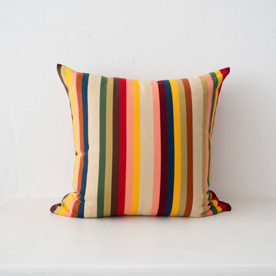 Earth Stripe Square Pillow 26" x 26"