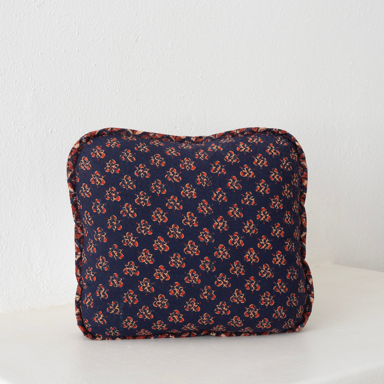 Gregory Parkinson Floral Ink Midnight Square Pillow