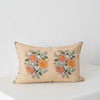 Soil to Studio DIA - 14" x 20" Hand Block-Printed Linen Pillow - Café au Lait