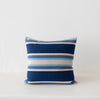 Indigo Ombre Cotton Stripe Pillow - 19" x 19"