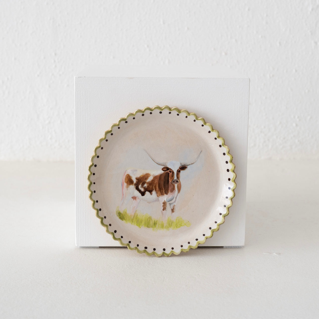 Mary Aldrich Cow Plates