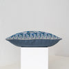 Kissweh Ensaf Pillow: Light Indigo + Emerald