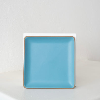 Heath Plaza Tray in Cyan - 9x9