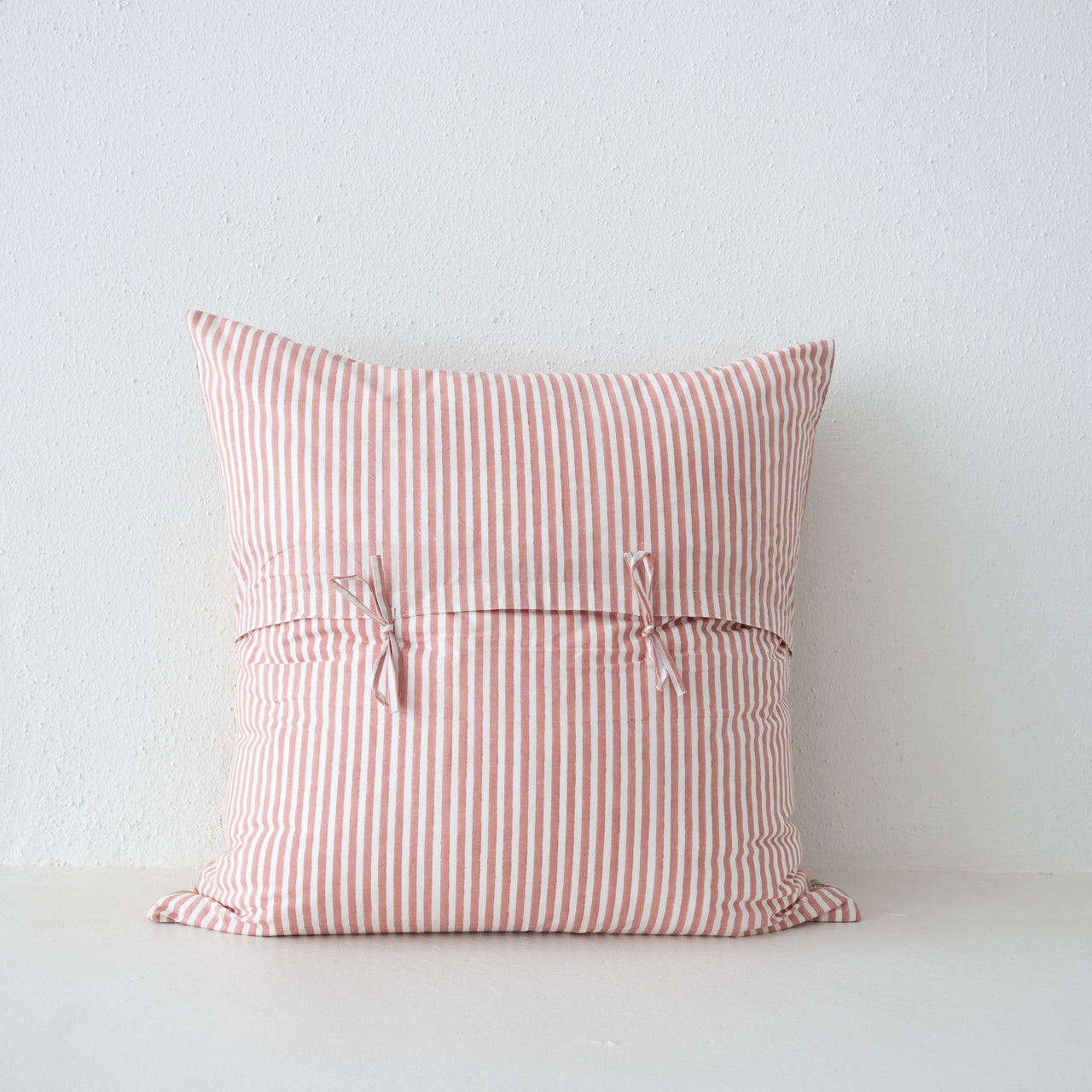 Soil to Studio Dia -26" X 26"  Hand Block-Printed Quilted Euro Sham