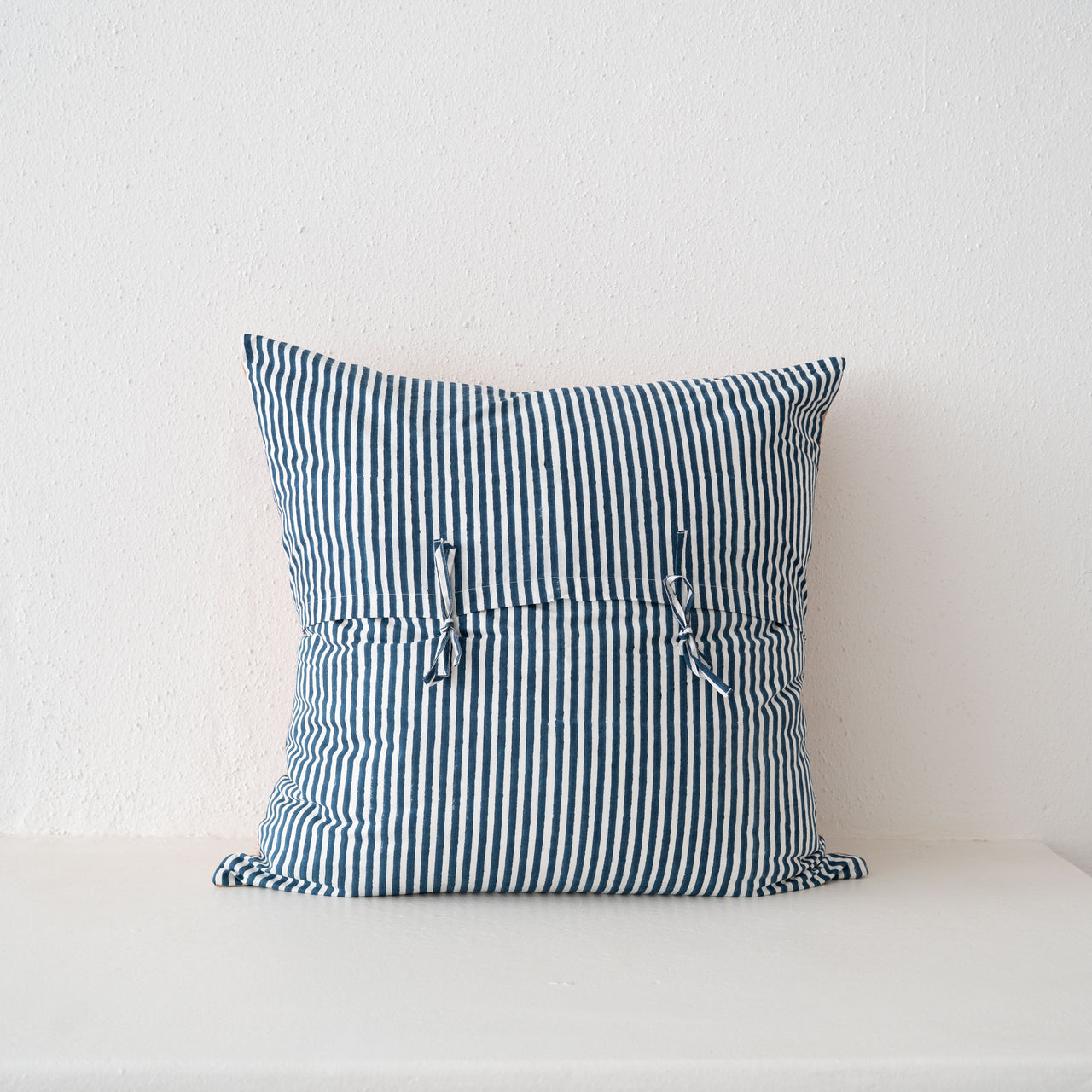 Soil to Studio Babita - 26" X 26"  Hand Block-Printed Quilted Euro Sham