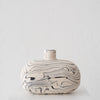 Cait Reas Short Capsule Vase - Black and White