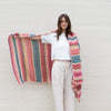 Desert Linen Shawl - Red